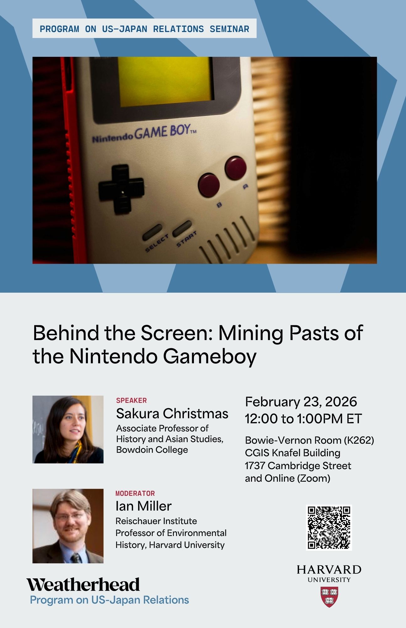 Poster for 2/23 seminar
