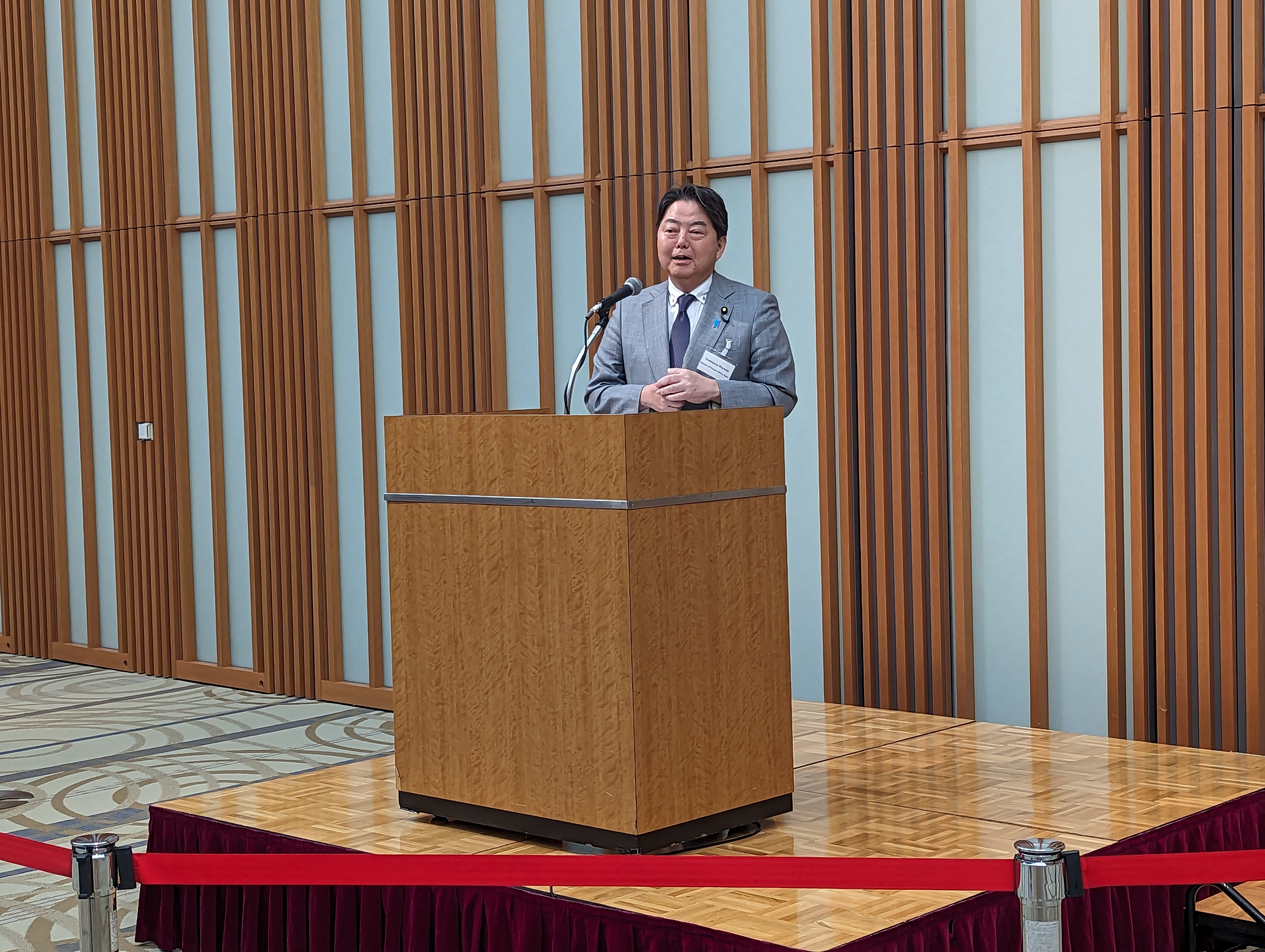 Foreign Minister Yoshimasa Hayashi